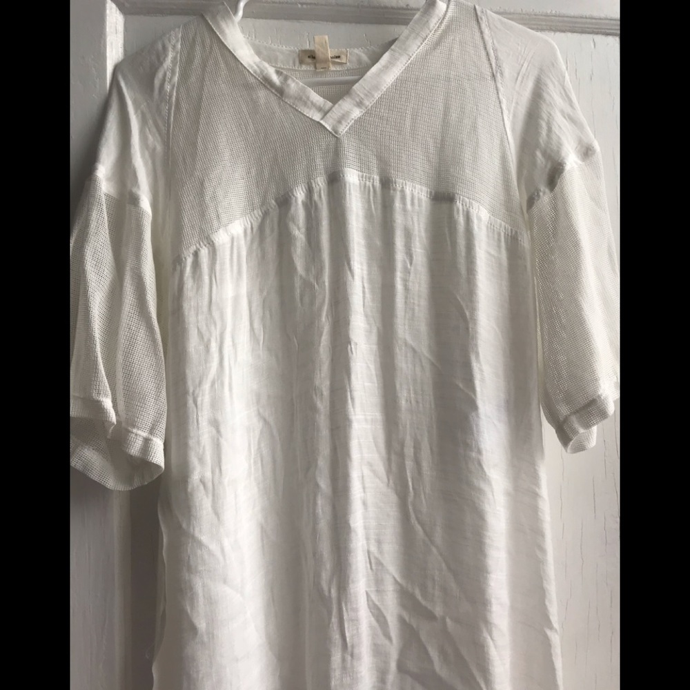 White beach cover up